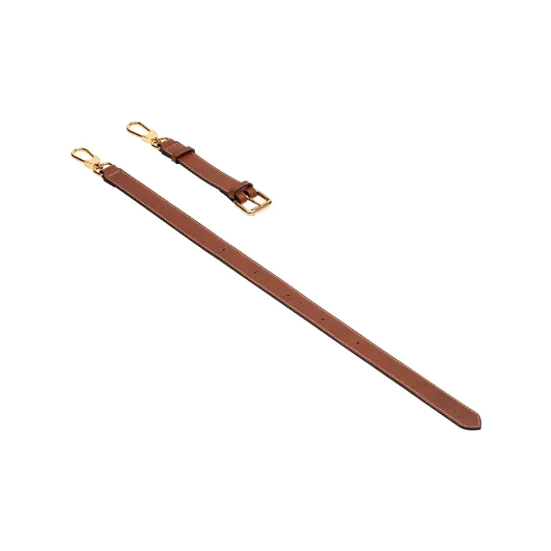 FANJI One Shoulder Strap Conversion Bib & Brace Hardware Accessories Unisex Brown-2