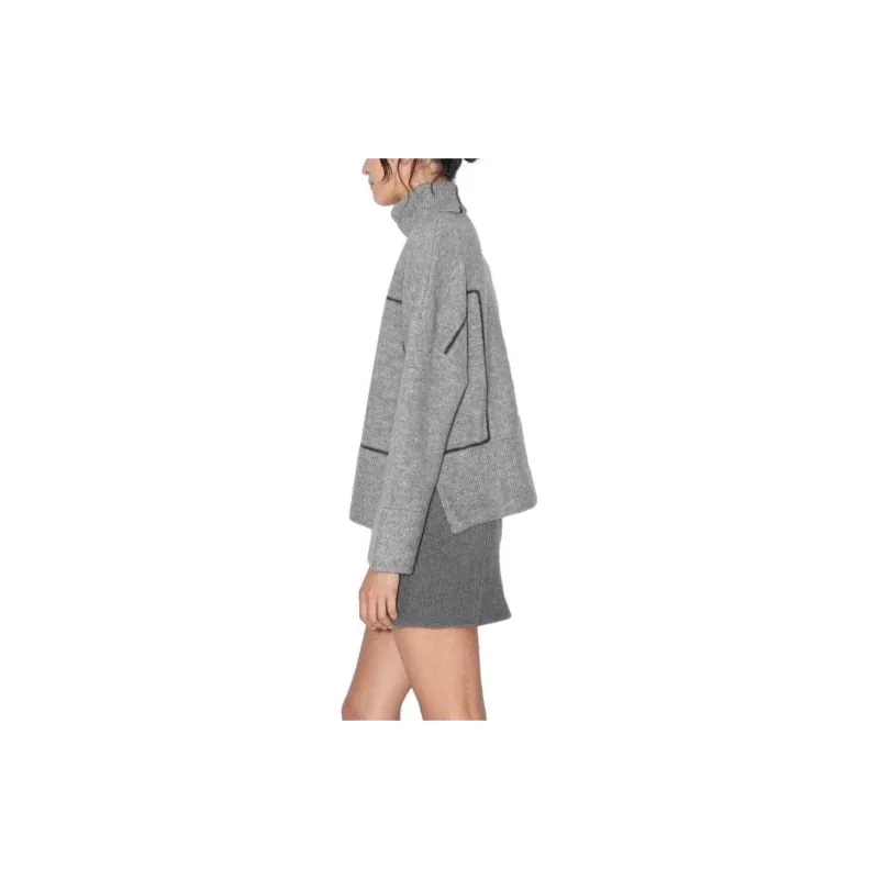 ZARA Knitwear Women's Medium Gray-3