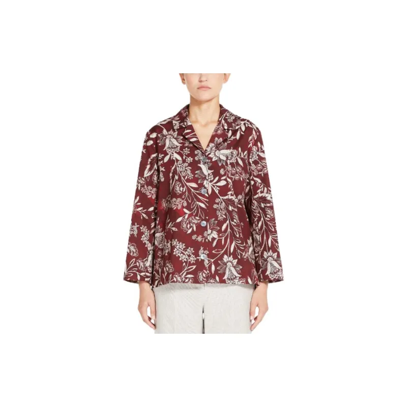 'S MAX MARA Shirts Women's Red-1