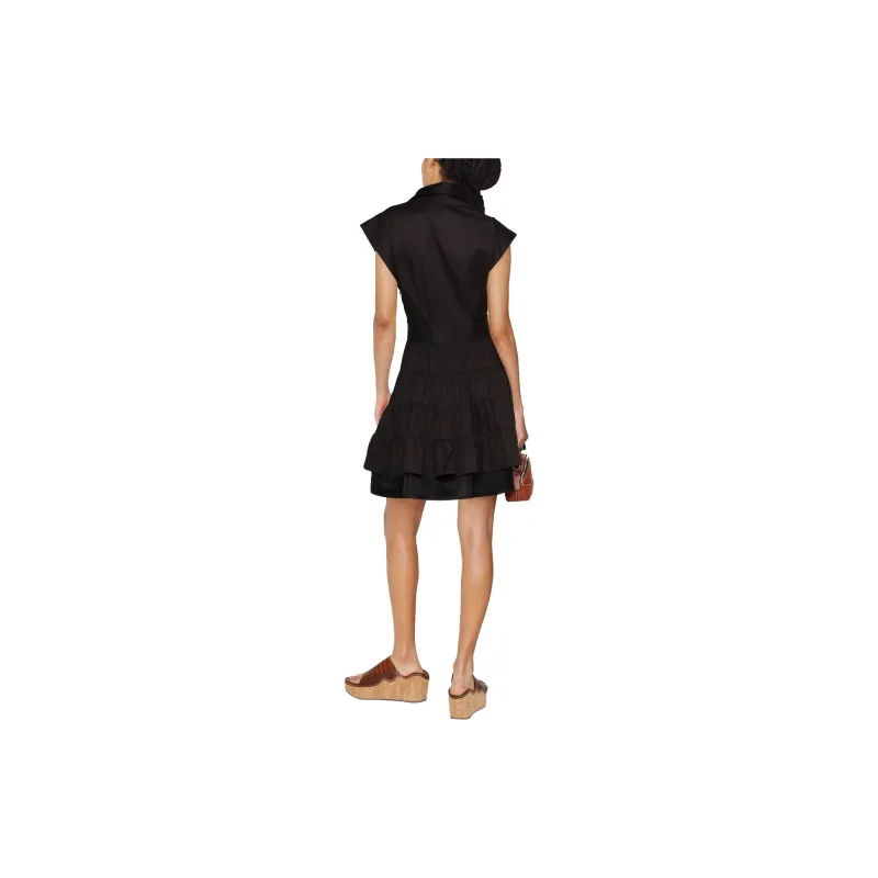 Sandro Sleeveless Dresses Women's Black-2