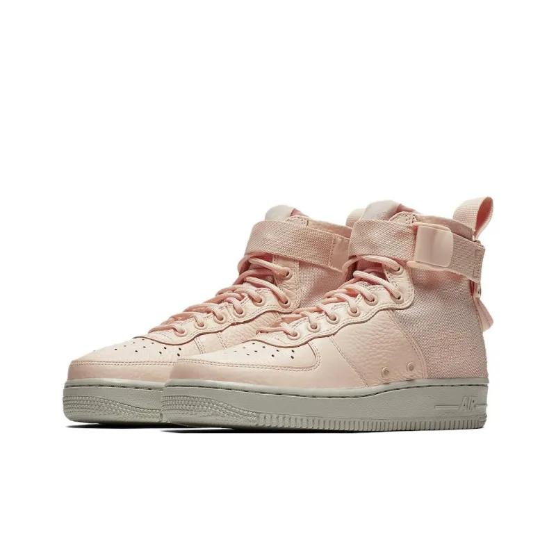 Nike Sf Air Force 1 Mid Orange Quartz Women's-2