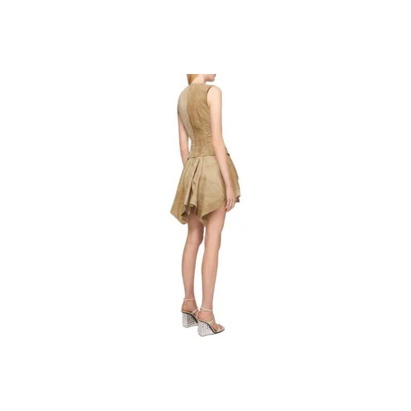 Acne Studios SS24 Sleeveless Dress Women's Cool Beige-2