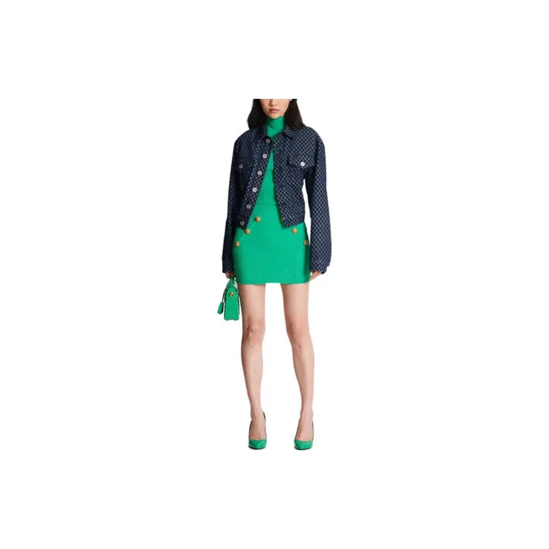 BALMAIN Button embellished Knitted Top-1