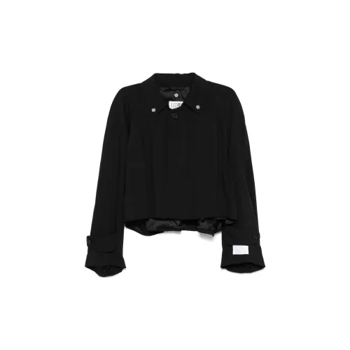 MM6 Maison Margiela Pleated Twill Jacket