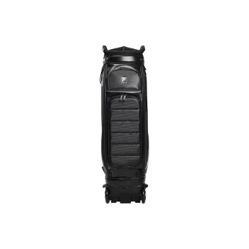 FILA Polyurethane Bonded Synthetic Leather Golf Bag Handbag Regular Men's Pitch Black