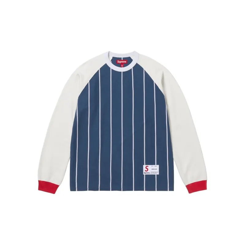 Supreme Stripe Raglan L/S Top-1