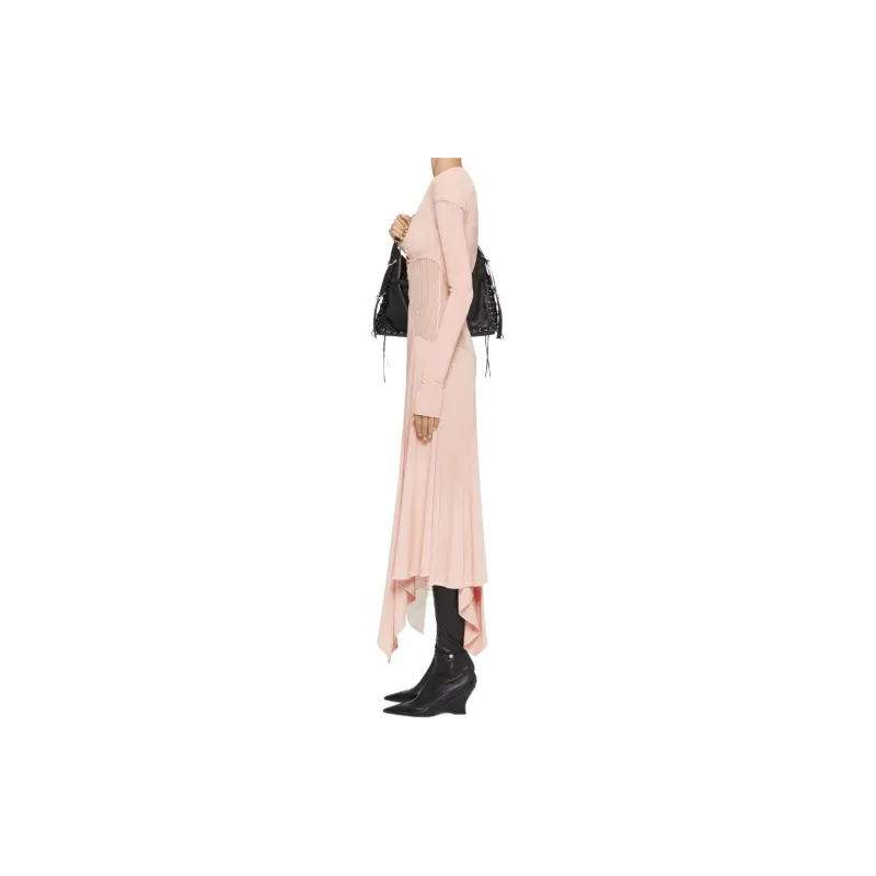 GIVENCHY SS24 Long-Sleeved Dresses Women's Rose Red-3