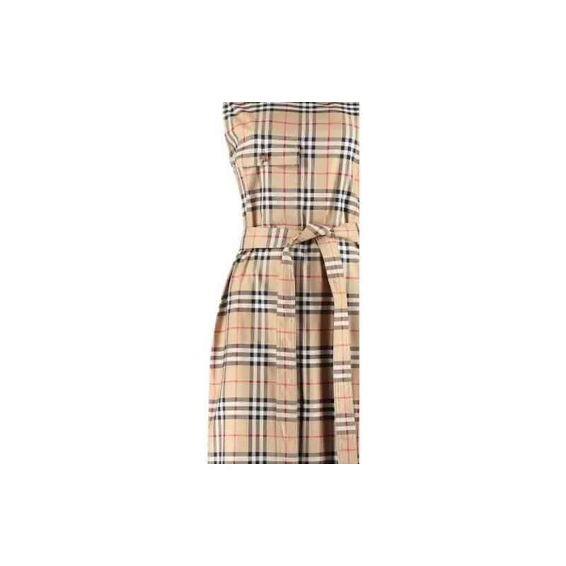 Burberry FW22 Sleeveless Dress Women's Yellow-5