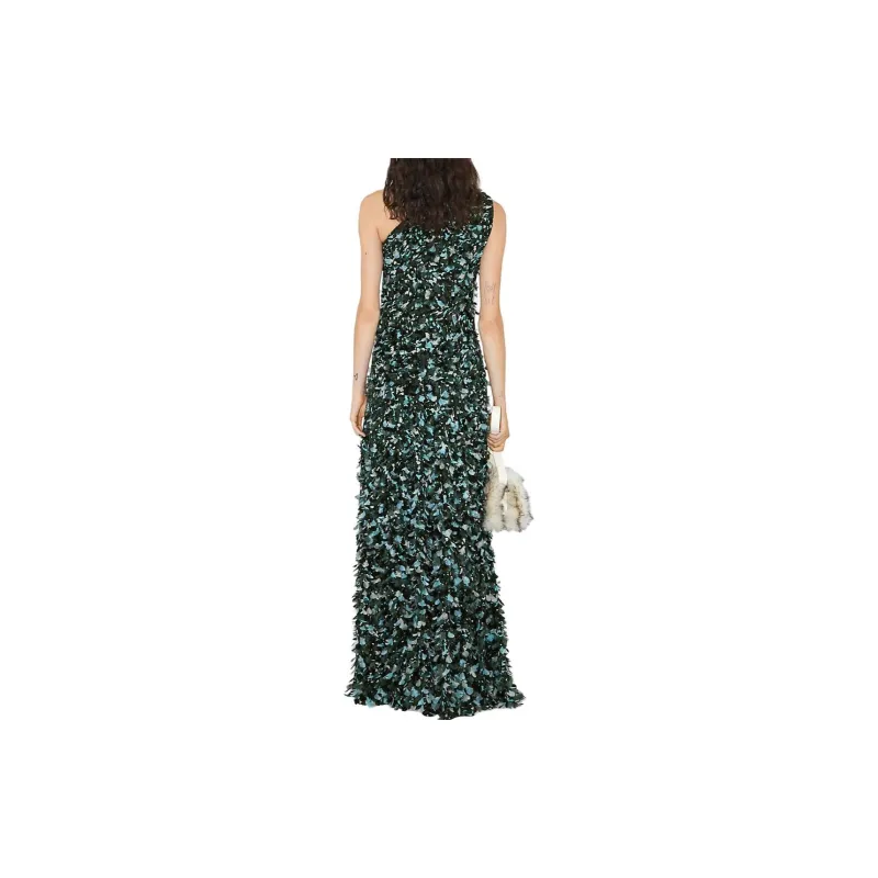 Burberry Sleeveless Dresses Women's Green-2
