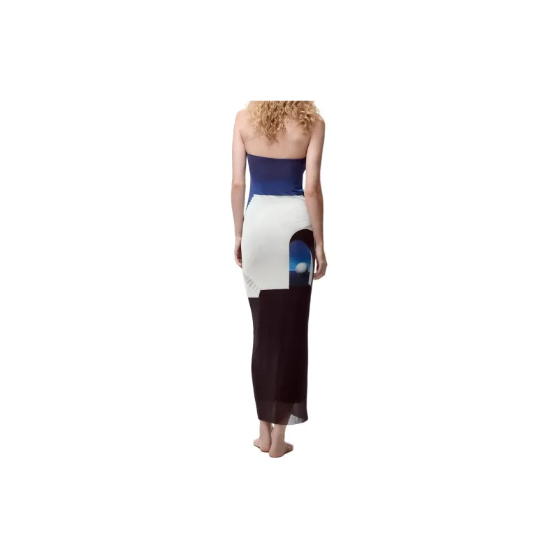 ZARA Sleeveless Dress Women's Print-2