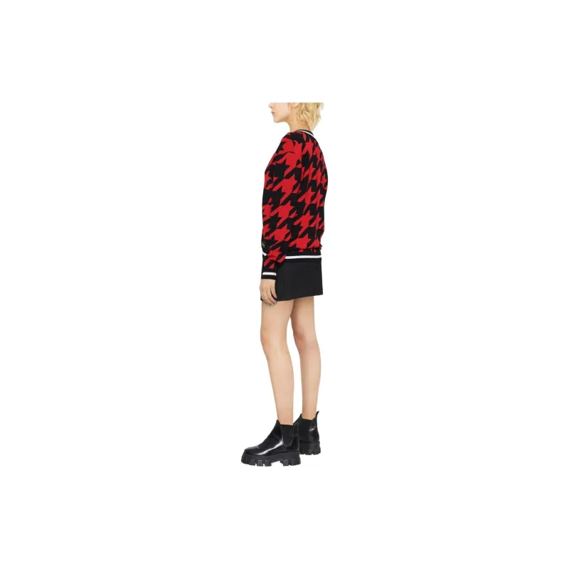 BALMAIN FW22 Sweater Women's Red-1