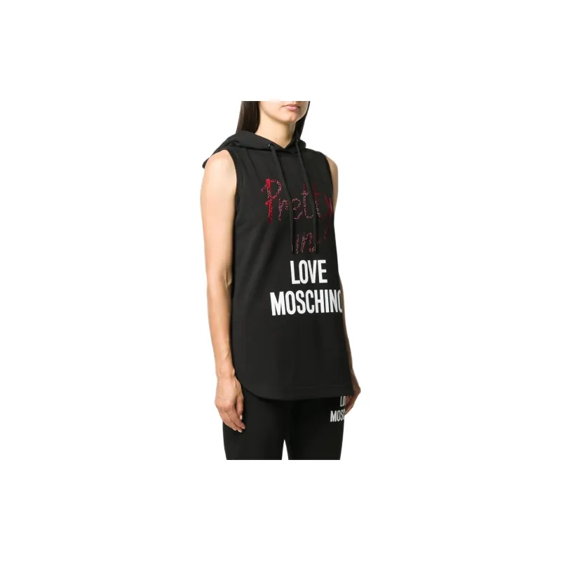 LOVE MOSCHINO Tank Tops Women's Black-2