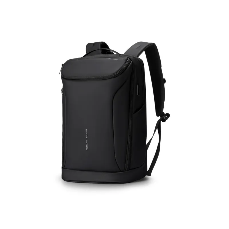 MARK RYDEN PU Large Capacity Travel Bag Backpack Large Size Men's Elegant Black-0