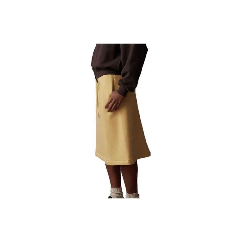 Fear Of God Essentials SS23 Casual Long Skirts Women's Light Yellow-3