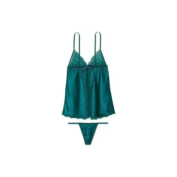 Victoria's Secret Pajama Set Women's Green