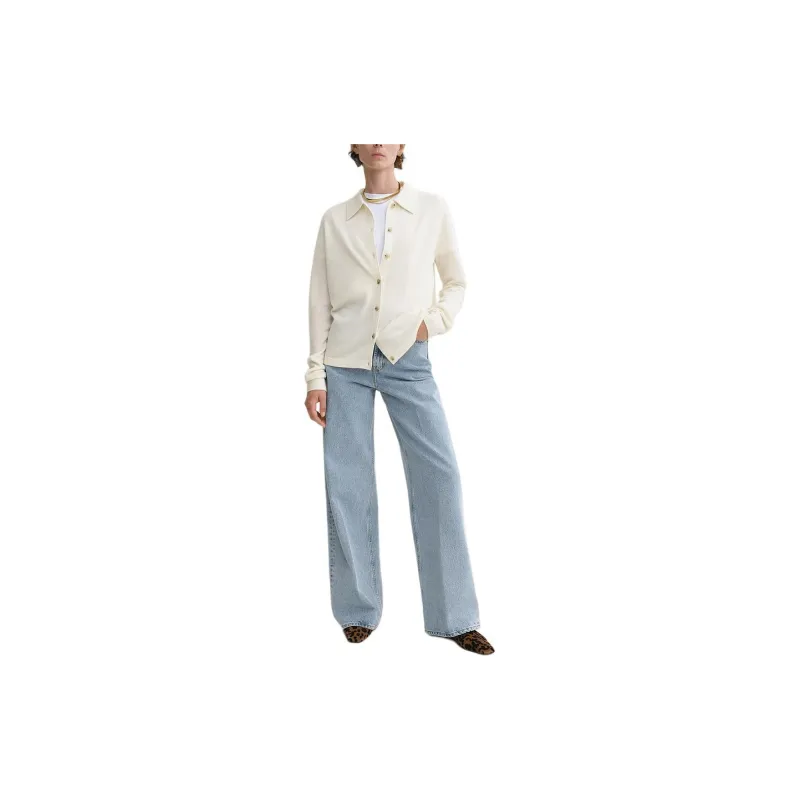 TOTEME Long Sleeved Buttoned Knitted Cardigan-1