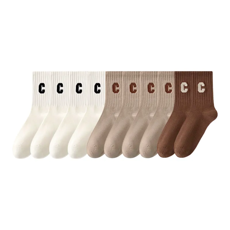Lan Miao Mid Calf Socks Women's 10 Pack-3