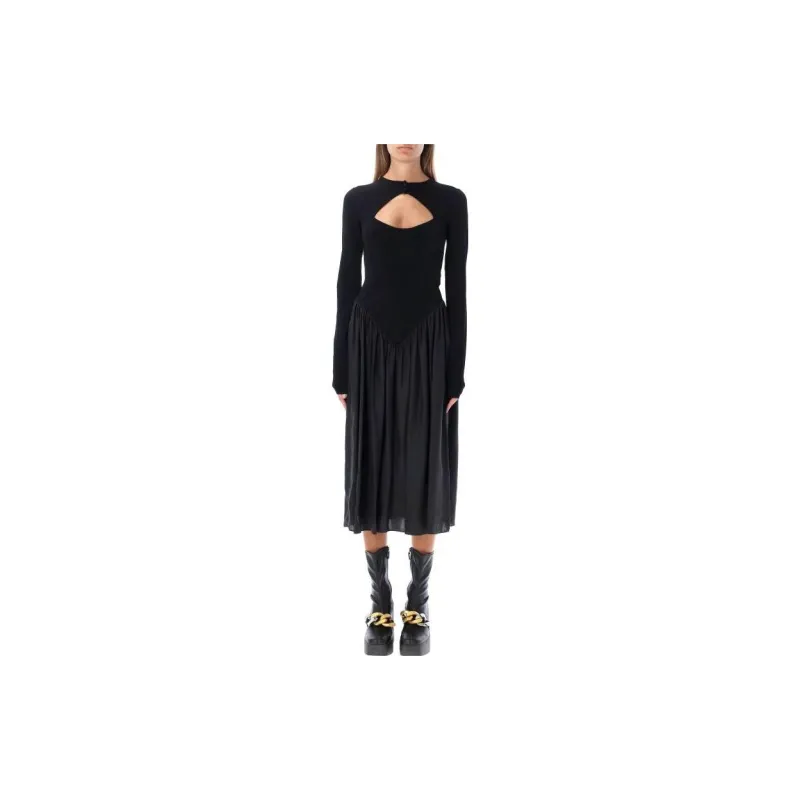 Stella McCartney Technical Shiny Knit Dress-1