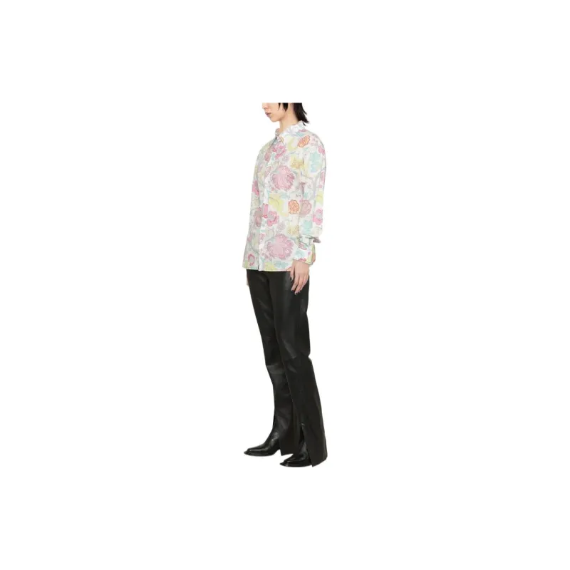 Marine Serre Reversed Corset Shirt-2