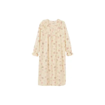 Ta Yan Nightgown Women's Apricot