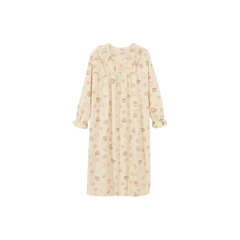 Ta Yan Nightgown Women's Apricot-0