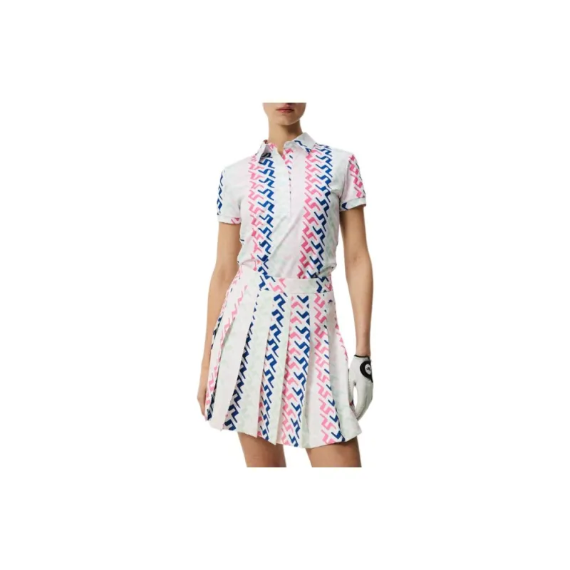 J.Lindeberg Polo Shirt Women's Pink-1