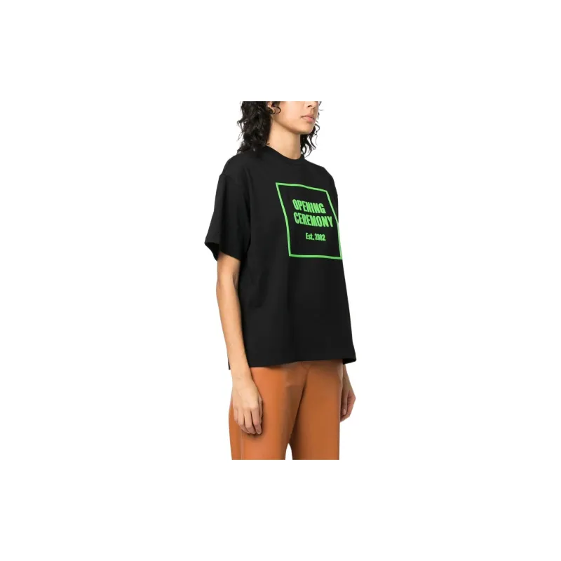 Opening Ceremony Logo print Cotton T shirt-3