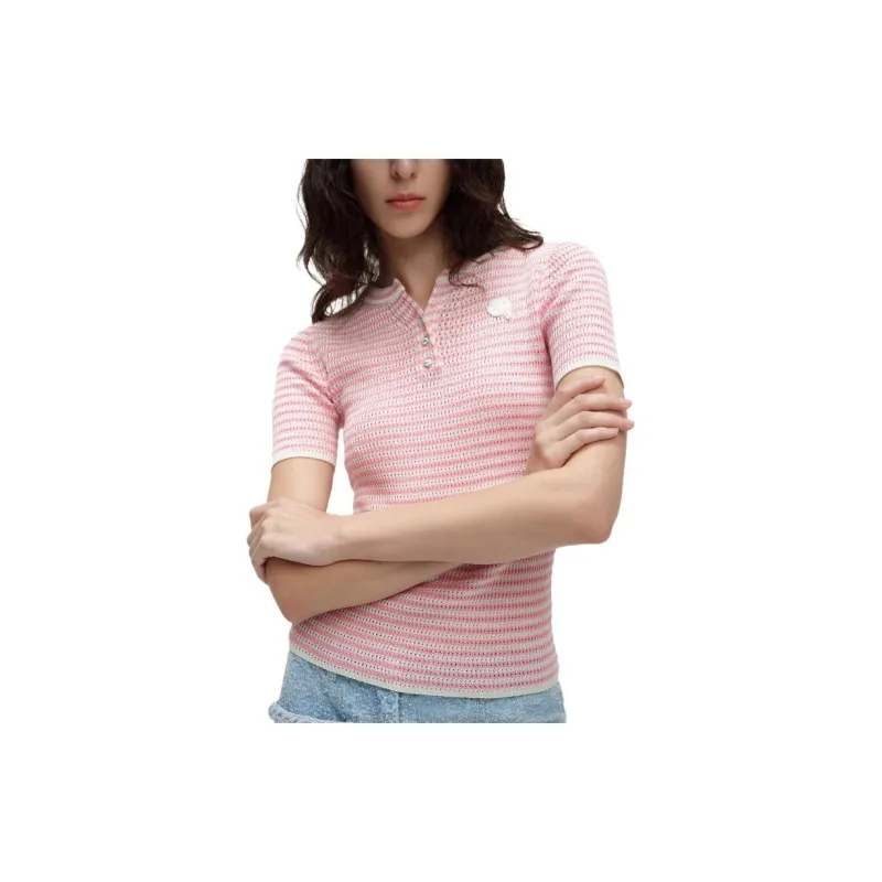KARL LAGERFELD SS24 Knitwear Women's Pink-5