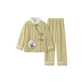 Maultiay Pajama Set Women's Apricot