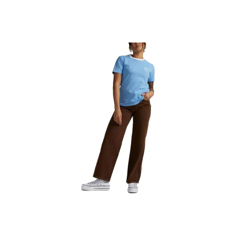 Converse Chuck Ringer T Shirt Women's Blue-2