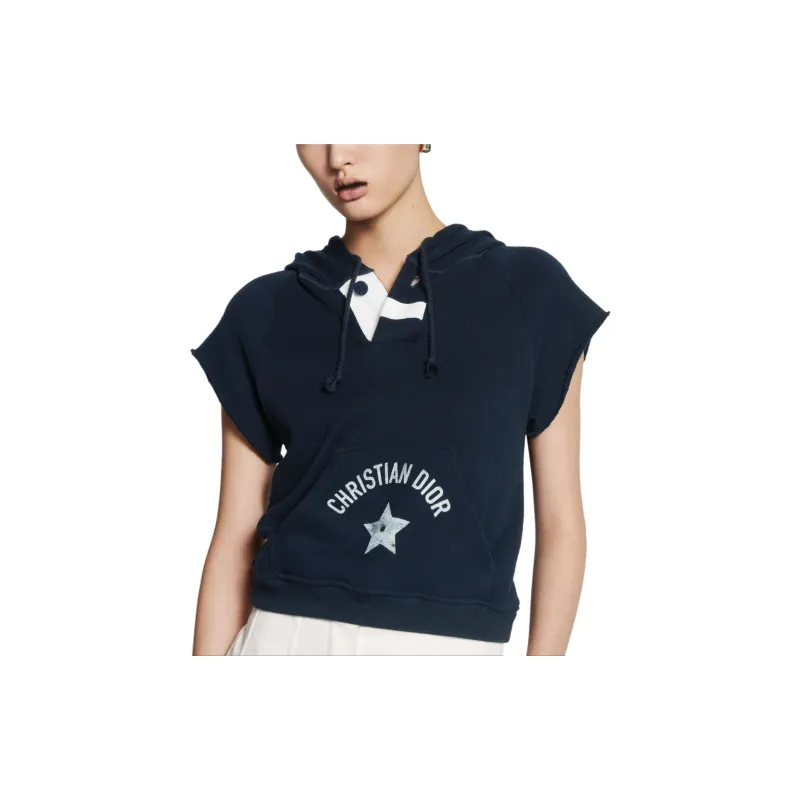 DIOR SS24 Sweatshirt Women's Navy-2