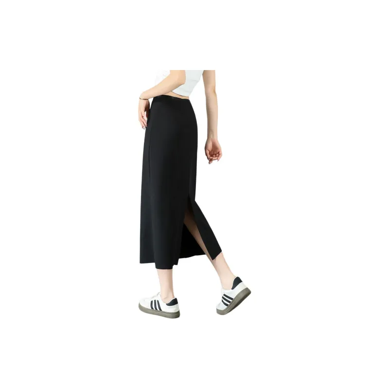 TERRE BLEUE Casual Long Skirts Women's Black-2