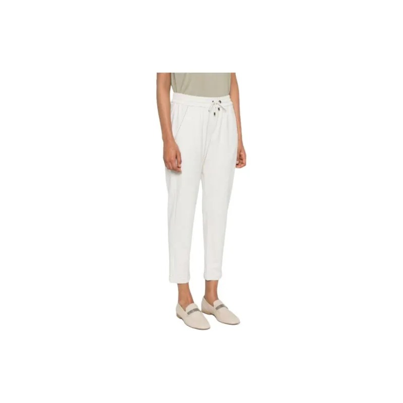 Brunello Cucinelli Casual Pants Women's White-1