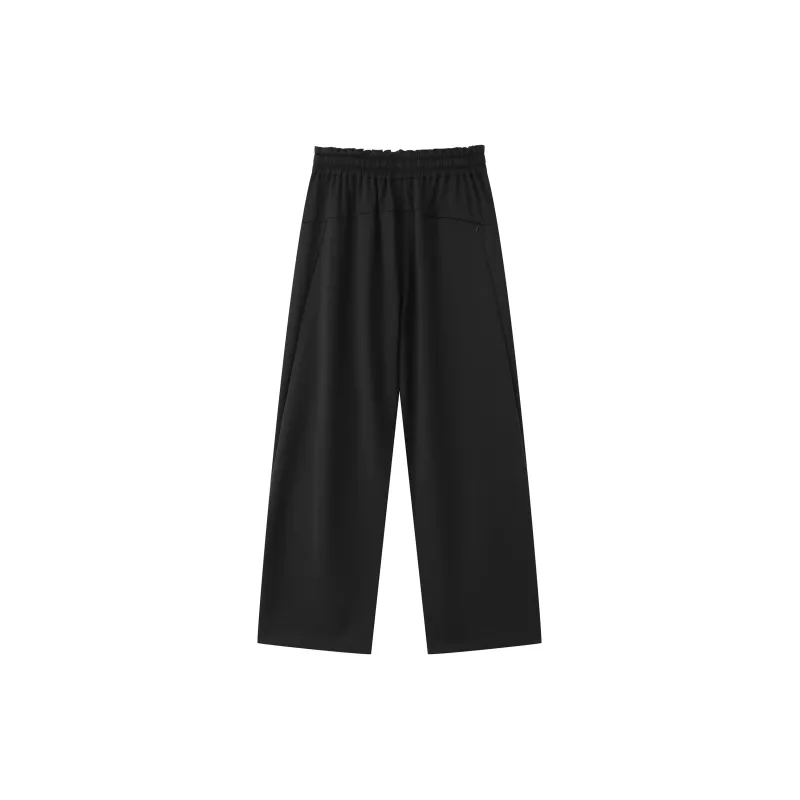 Fearless East Straight Fit Parachute Casual Pants Unisex Black-5
