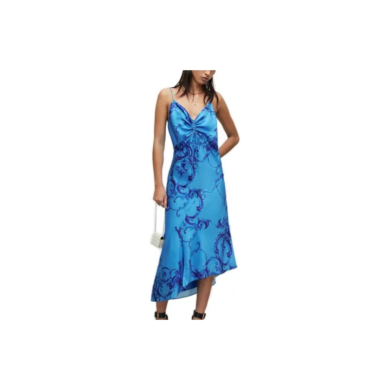 ALLSAINTS Slip Dresses Women's Sky Blue-3
