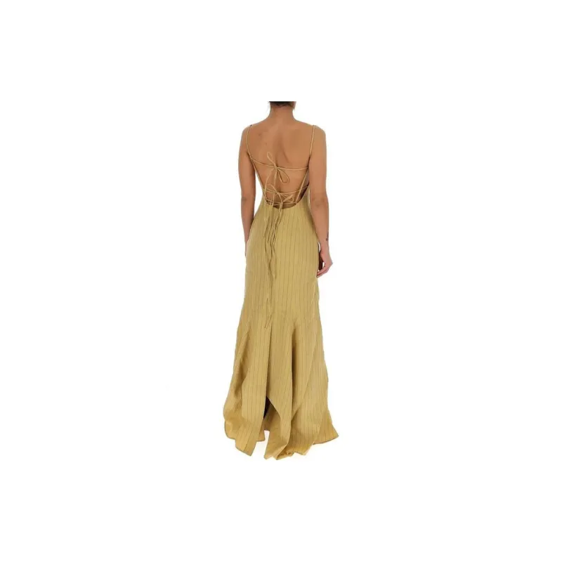 Jacquemus Slip Dresses Women's Yellow-2