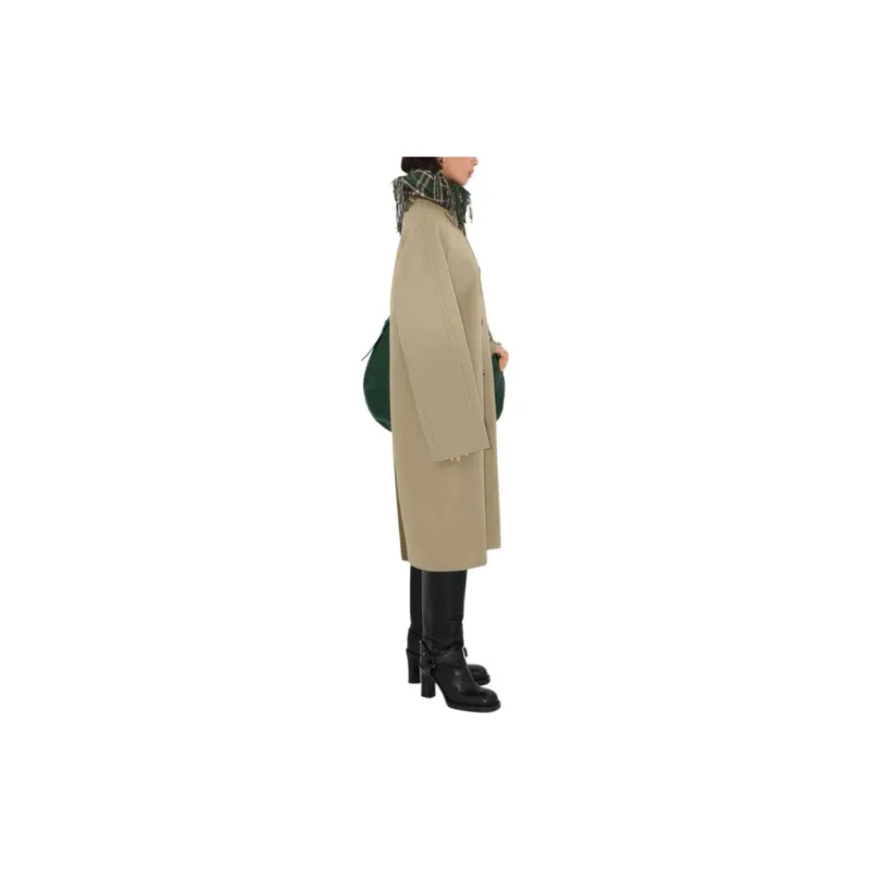 Burberry Car Wool Midi Coat-4