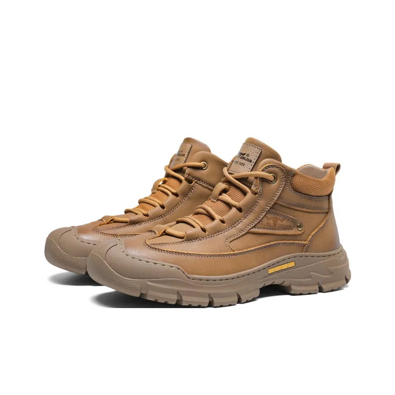 G.N.SHIJIA Wear resistant And Lightweight Mid Top Casual Shoes Men's-9