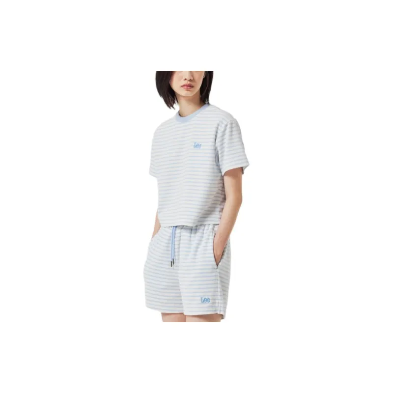 Lee Casual Shorts Women's Light Blue-6