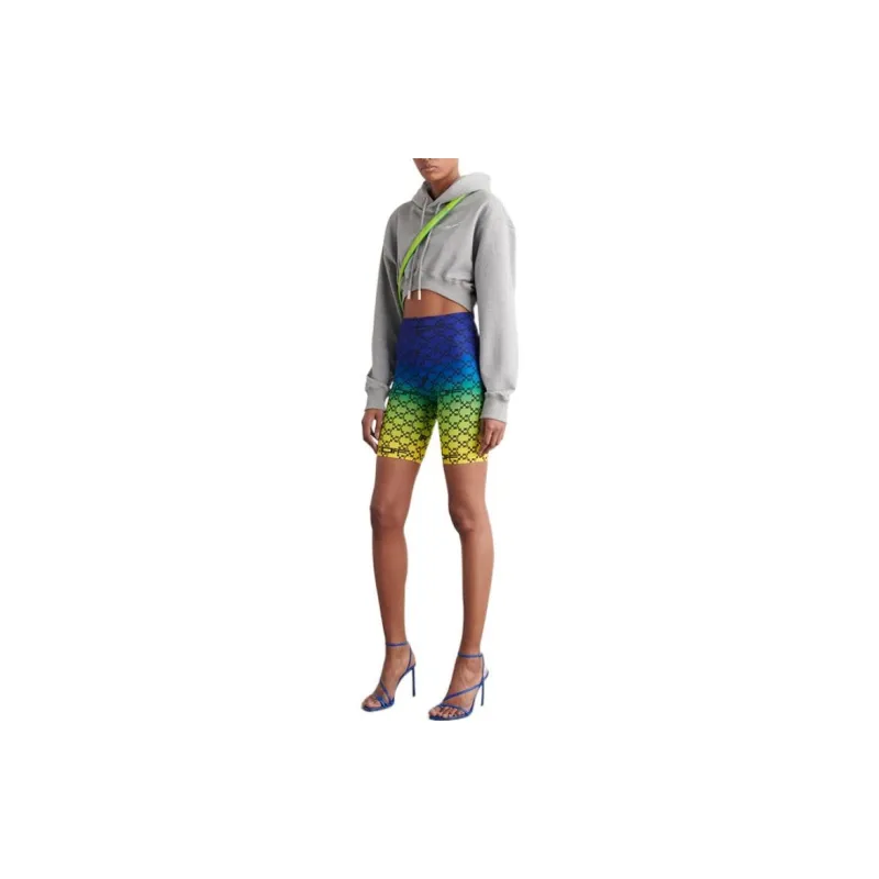 OFF WHITE Athletic Monogram Shorts Multi-4