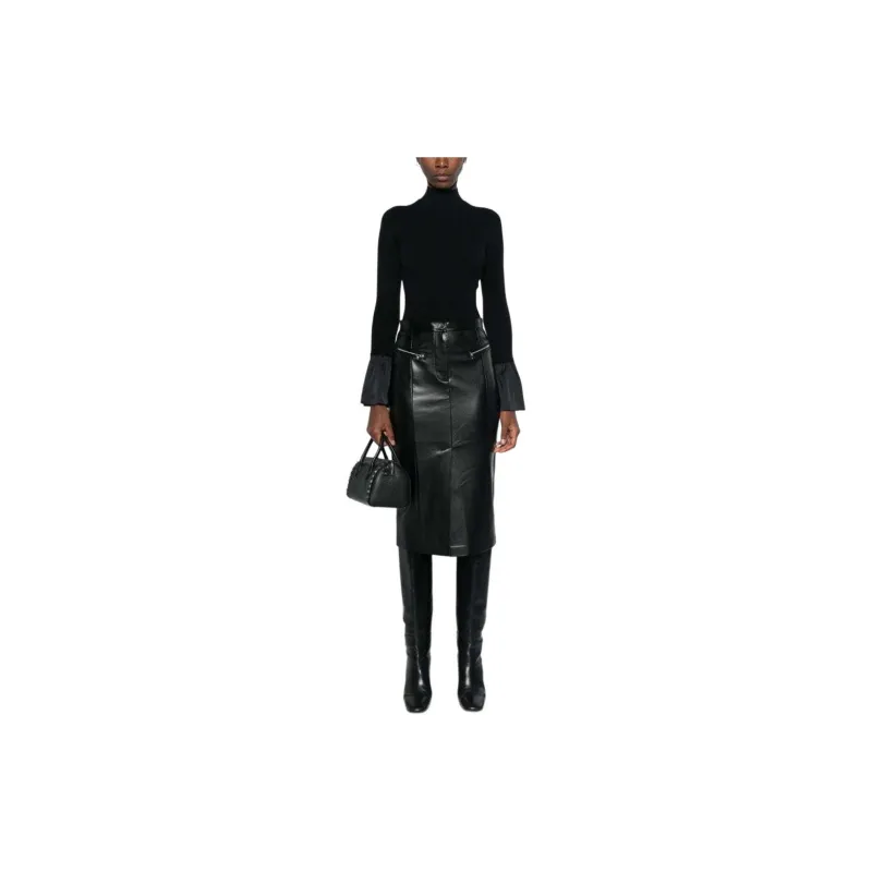 Patrizia Pepe Faux leather Pencil Skirt-1