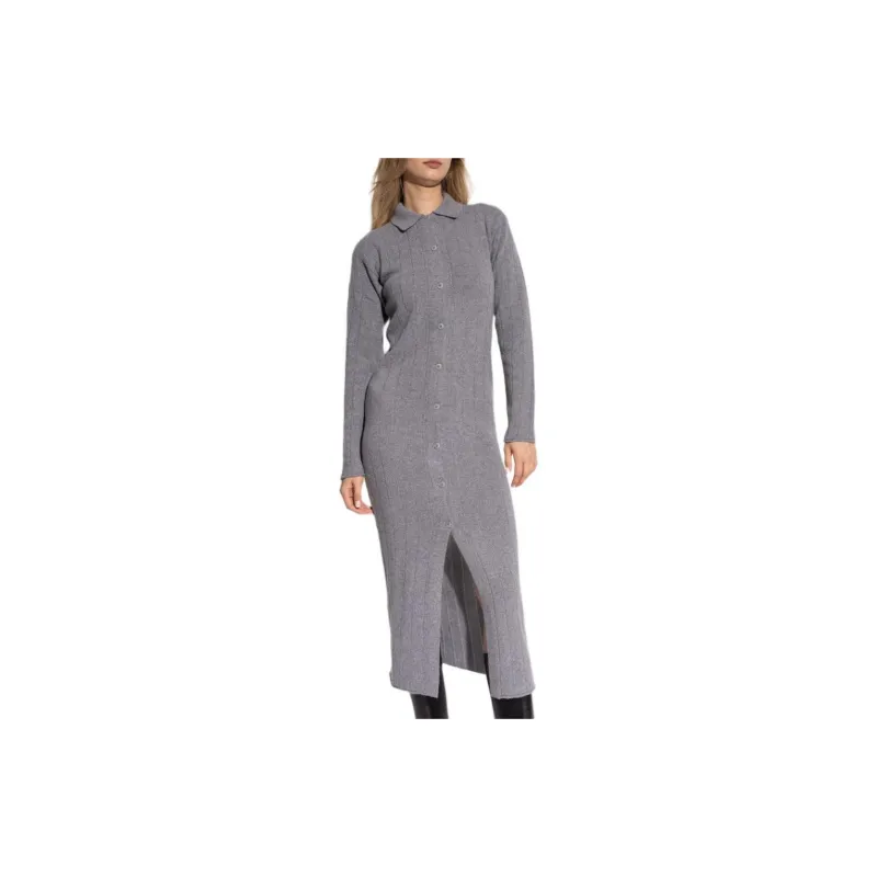 KENZO Collared Knitted Dress-1
