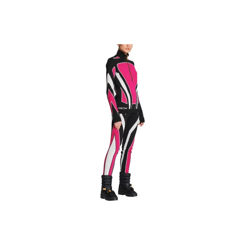 BALMAIN Sweaters Women's Black Pink-3