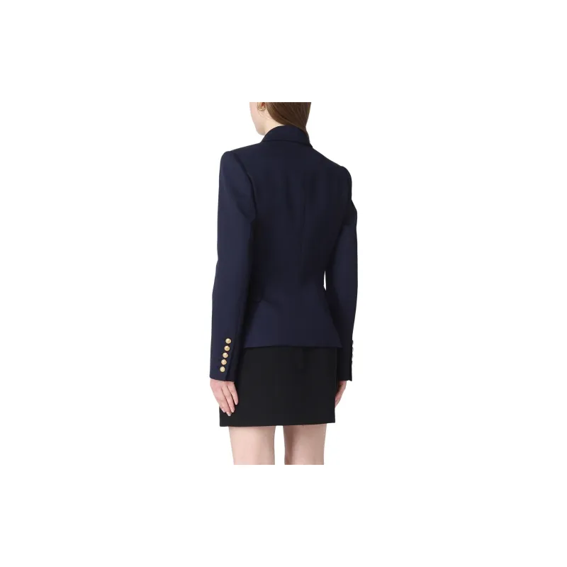 BALMAIN Jackets & Coats Women's Marine Blue-2
