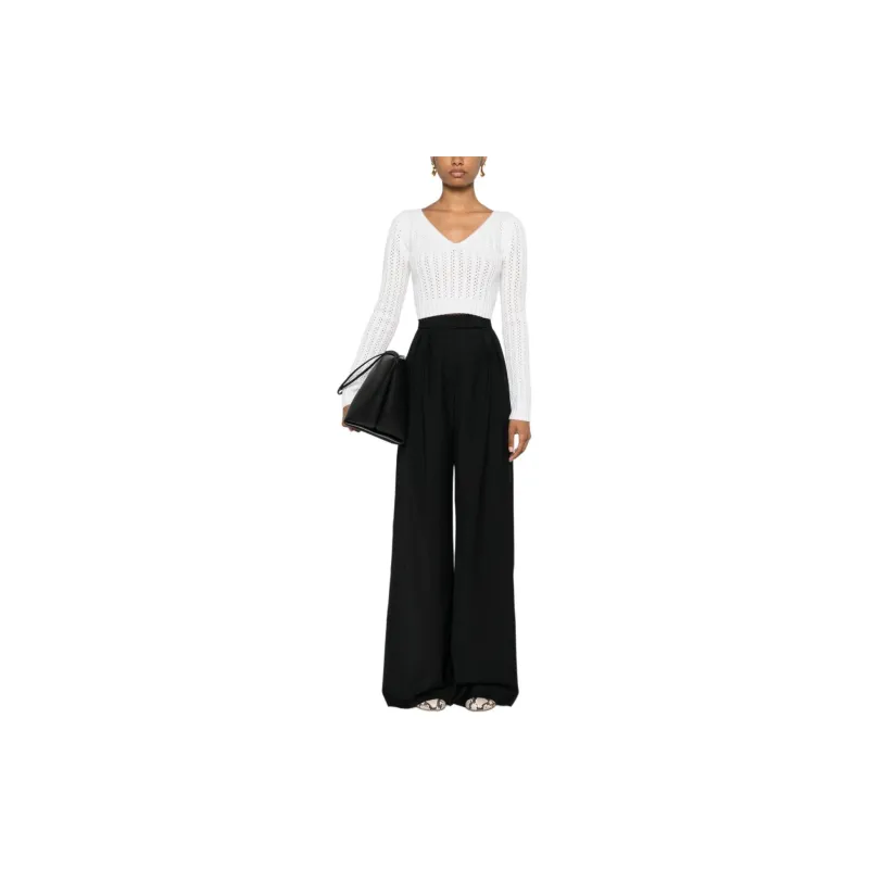MaxMara V Neck Long Sleeved Top-2