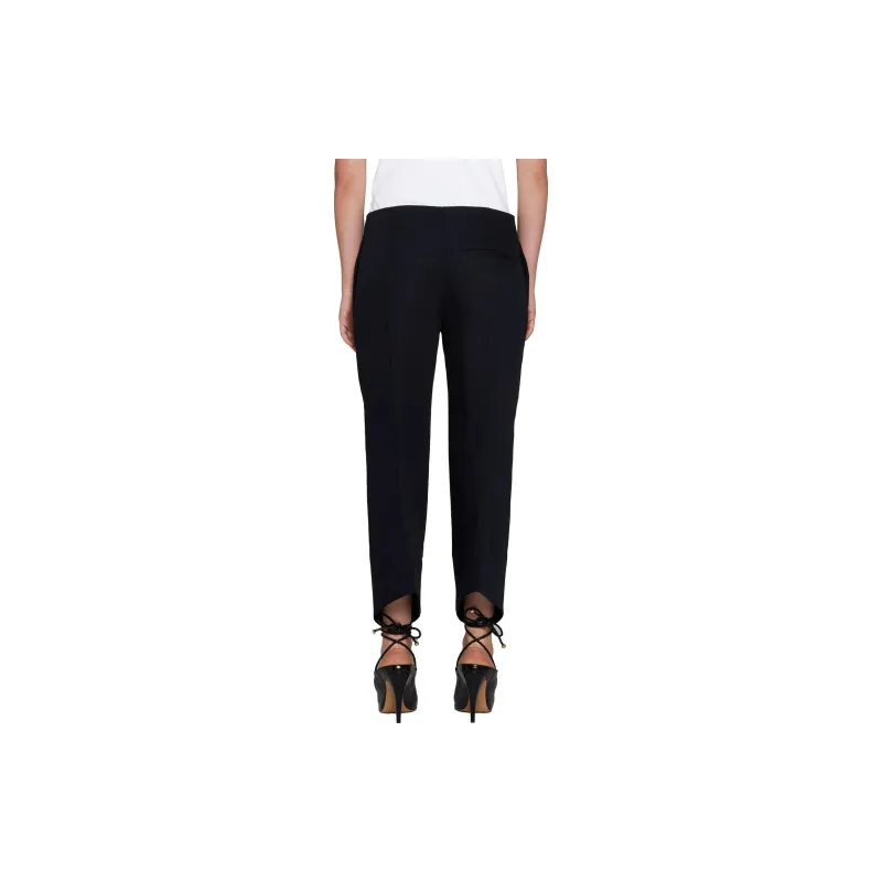 Bottega Veneta Cropped Straight Leg Trousers-3