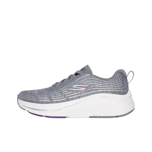 Skechers Max Cushioning Elite 2.0 Running Shoes Women's Low-Top Gray White