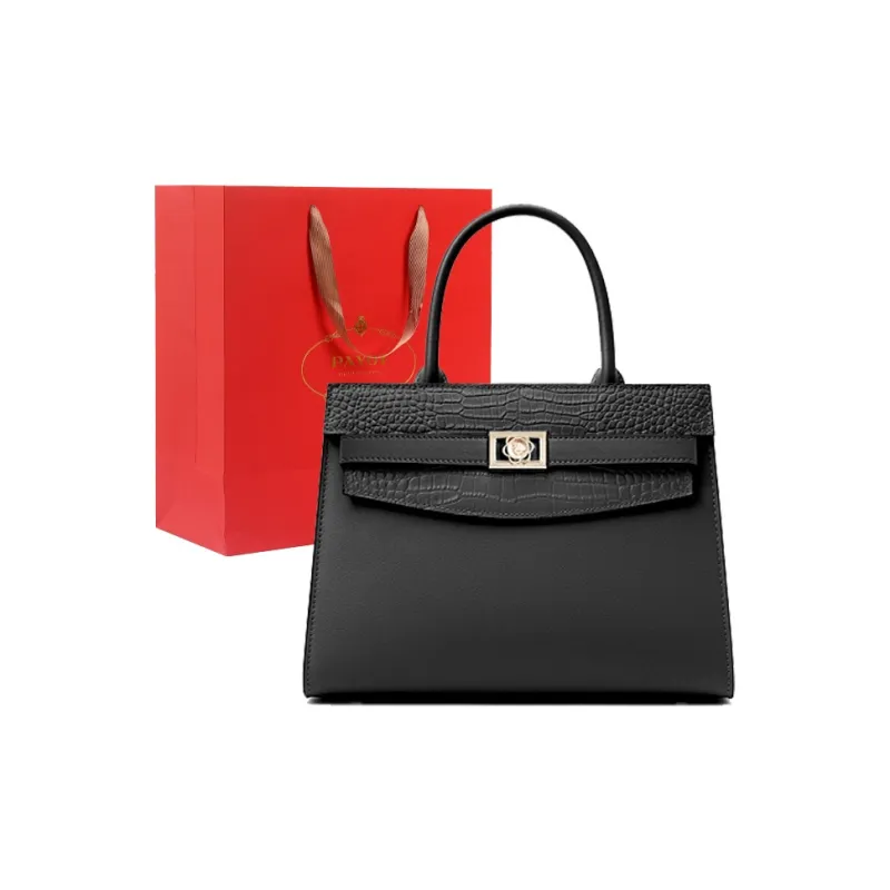 PAYOT Cow Leather Patchwork Synthetic Leather Wedding Bag One Shoulder Handbag Regular Women's Burgundy/Black/Blue/Ecru-10