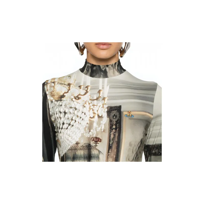 Vivienne Westwood Graphic Printed Turtleneck Top-4