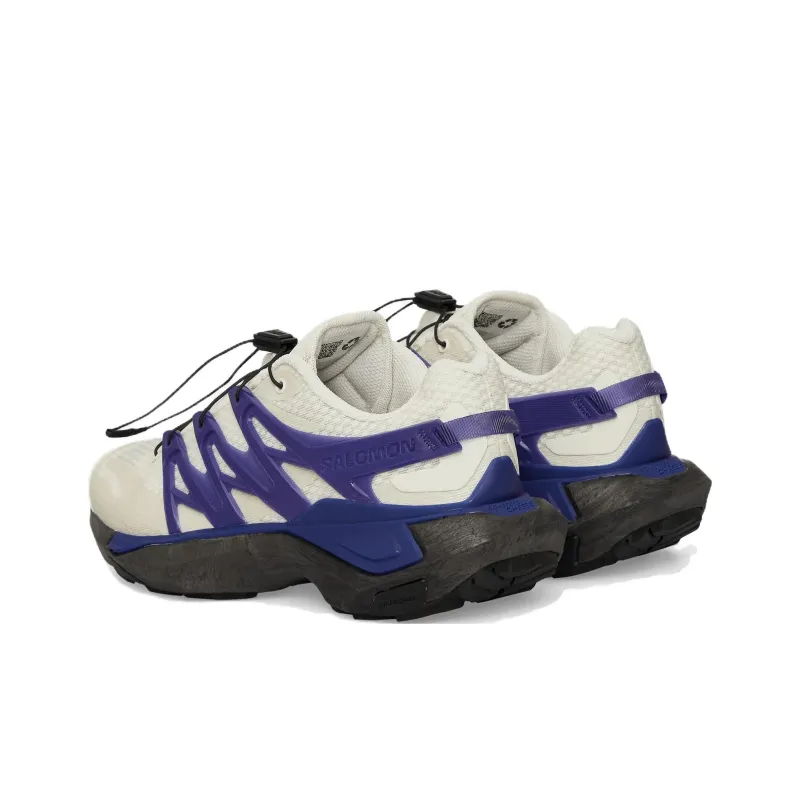 SALOMON XT PU.RE ADVANCED Anti Slip Wear Resistant Low Top Running Shoes Unisex White Purple-3